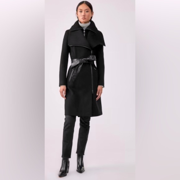 Mackage Women's Nori-Kr Wool Coat Nwt